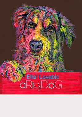 aRtyDoG Ella, Bouvier Bernois, Belgique
Acrylique sur toile, 120x160cm