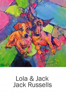 aRtyDoG Lola & Jack, Belgique.
Acrylique sur toile 70x70cm
